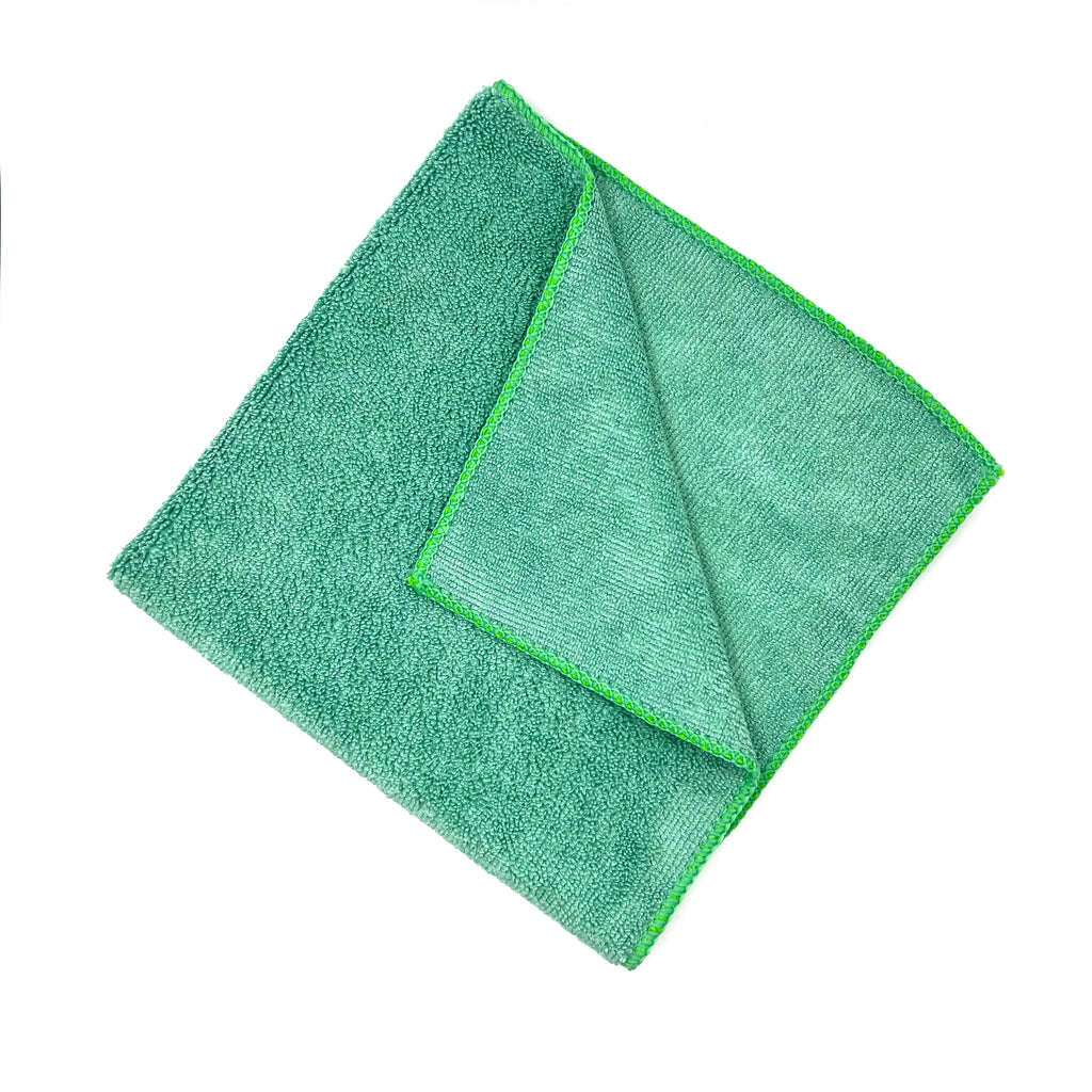 Green Professional Grade Microfiber Towel 16 X 16 – Miracle Auto